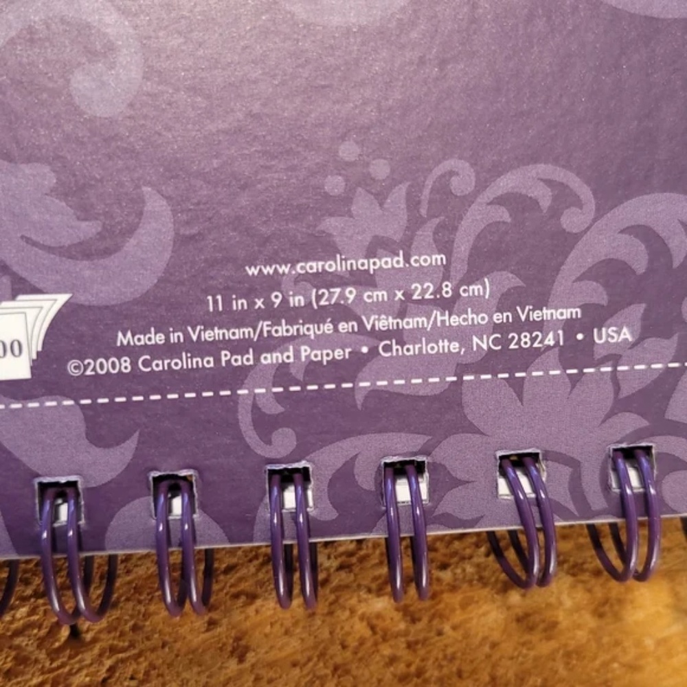 3/$25 Jacquline Savage McFee Lined Notebook - Picture 6 of 10
